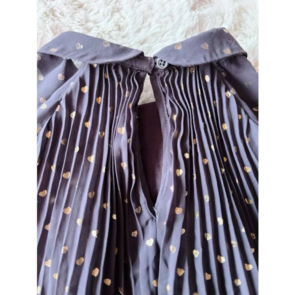 Moving Sale! EUC baby GAP 🩶 Foil Heart Dress Lined 18-24 Months